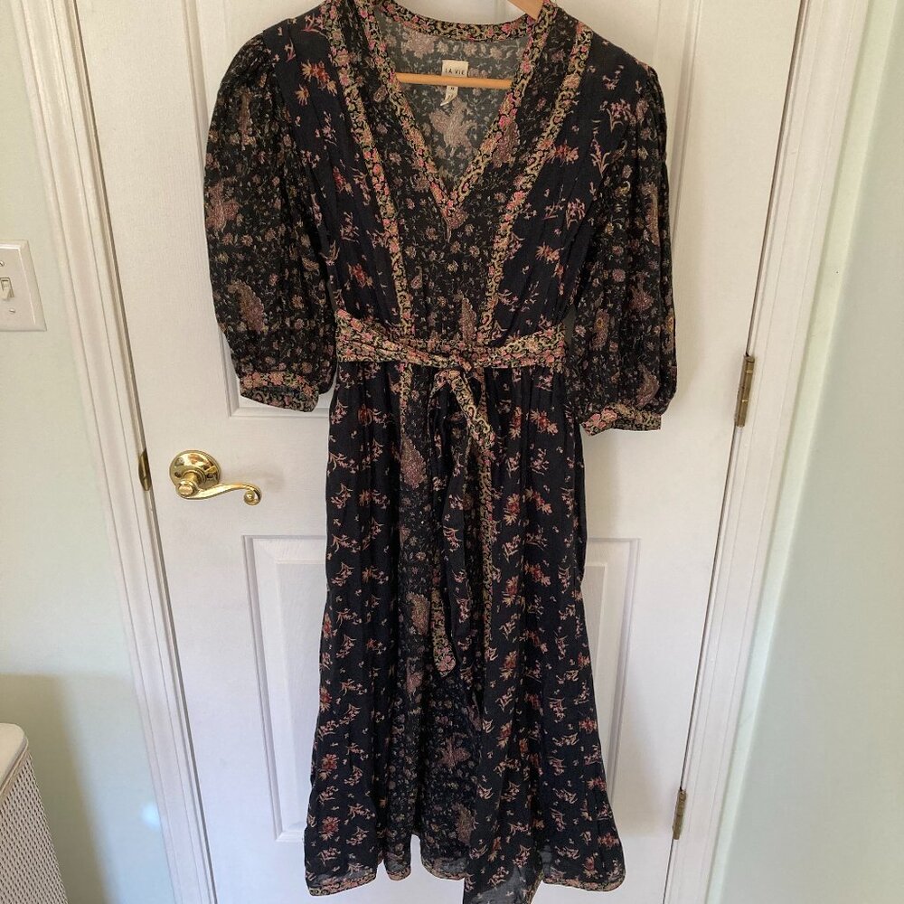 Rebecca Taylor Floral Midi Dress